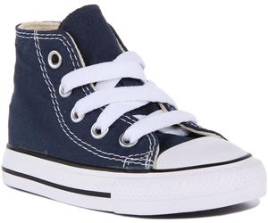Converse Ashi Core Infants Lace Up Boys Trainers In Black Uk Size 3 - 10