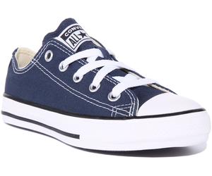 Converse Asox Core Kid Boys Lace Up Unisex Trainers In Navy UK Size 1- 14