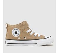 Converse Beige All Star Malden Street Boys Junior Trainers UK 10 (EU 27)
