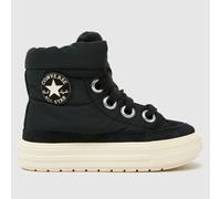 Converse Black All Star Elements Hi Girls Junior Trainers UK 13 (EU 31½)