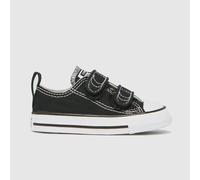 Converse Black All Star Lo 2v Toddler Trainers UK 6 (EU 22)