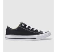 Converse Black All Star Lo Junior Trainers UK 2 (EU 34)