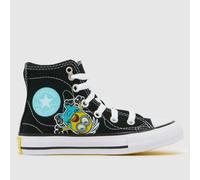Converse Black Multi All Star Hi 1V Minions Junior Trainers UK 11 (EU 28½)