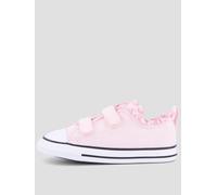 Converse Boys Double Strap Ruffle Infant Trainers, Pink, Size 5 Younger Pink