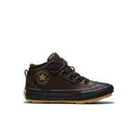 Converse Boys Hi-Top Water-Repellent Strap Boot Trainers, Brown, Size 2 Older Brown