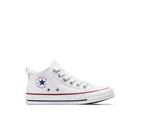 Converse Boys Junior Mid Top Trainers - White, White, Size 3 Older White