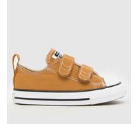 Converse Brown All Star 2V Lo Boys Toddler Trainers UK 6 (EU 22)