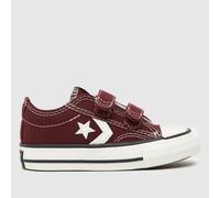 Converse Burgundy Star Player 76 V Boys Toddler Trainers UK 2 (EU 18)