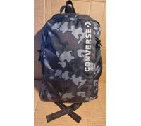 Converse Camo Unisex Backpack in Black/Grey, Gym/School & Everyday Bag - New