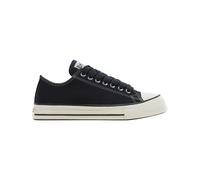 Converse - Canvas ascent shoes - Chuck Taylor Throwback Ox Black/Vintage White for Men - Size 8,5 UK Black 8.5 UK