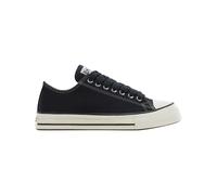 Converse - Canvas ascent shoes - Chuck Taylor Throwback Ox Black/Vintage White for Men - Size 9,5 UK Black 9.5 UK