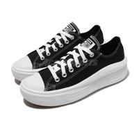 Converse Canvas Color Chuck Taylor All Star Move Black White Women Shoes 570256C