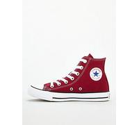 Converse Canvas Hi Top Trainers, Maroon, Size 7, Women Maroon