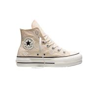 Converse - Canvas wedge sneakers - Chuck Taylor All Star Lift Natural Ivory/Egret/Black for Women - Size 5,5 UK - Beige Beige 5.5 UK