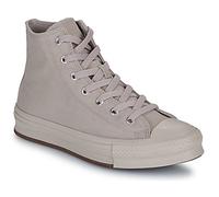 Converse Junior Chuck Taylor All Star Hi EVA Lift Platform Monochrome Trainers Papyrus/Papyrus/Papyrus 4.5