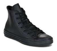 Converse Junior Chuck Taylor All Star High Leather Trainer - Black - Size 5