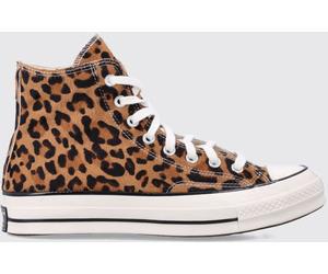 CONVERSE Chuck 70 Animal Print Pony-Hair Leather High-Top Sneakers - Size: 5 - male