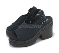 Converse Chuck 70 De Luxe Heel Mule Black Men Platform Casual High Heel A12567C