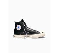 Converse Chuck 70 Leather High-Top Shoe For Men In Black, Size 5.5