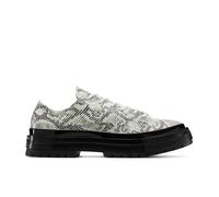Converse Chuck 70 National Suede Snake Print Low-Top Shoe In Grey, Size 5