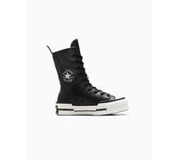 Converse Chuck 70 Plus Xhi High-Top Shoe Leather In Black, Size 3