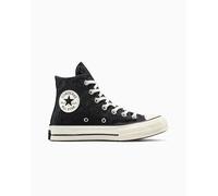 Converse Chuck 70 Satin Leopard High-Top Shoe Canvas In Black, Size 6