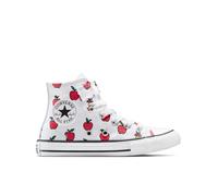 Converse Chuck Taylor All Star Allover Apples Easy On High-Top Shoe Canvas For Kids In White, Size 12.5 White 12.5