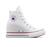 Converse Chuck Taylor All Star Classic Wedge Platform High-Top Shoe Canvas For Women In White, Size 10.5