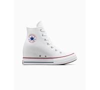 Converse Chuck Taylor All Star Classic Wedge Platform High-Top Shoe Canvas For Women In White, Size 9