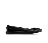 Converse Chuck Taylor All Star Dainty Ballerina Slip On Low-Top Shoe Leather For Women In Black, Size 5 Black 5
