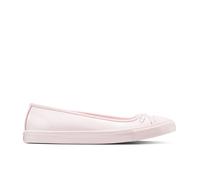 Converse Chuck Taylor All Star Dainty Ballerina Slip On Low-Top Shoe Leather For Women In Pink, Size 7.5