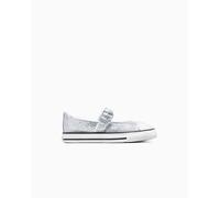 Converse Chuck Taylor All Star Dainty Mary Jane Disco Glitter Easy On Low-Top Shoe Canvas For Kids In Grey, Size 7