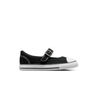 Converse Chuck Taylor All Star Dainty Mary Jane Low-Top Shoe Canvas For Kids In Black, Size 7