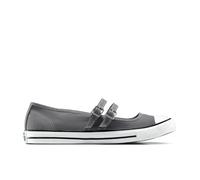 Converse Chuck Taylor All Star Dainty Mary Jane Slip-On Low-Top Shoe Canvas For Women In Grey, Size 7.5 Grey 7.5