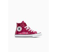Converse Chuck Taylor All Star Easy-On Glitter High-Top Shoe Canvas For Kids In Pink, Size 1.5
