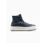 Converse Chuck Taylor All Star Equip Waterproof High-Top Shoe Leather In Indigo, Size 3