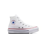 Converse Kids Girls Eva Lift Canvas Hi Top Trainers - White, White, Size 11 Younger White