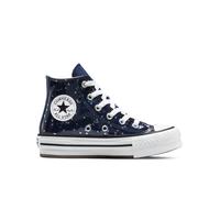 Converse Chuck Taylor All Star Eva Lift Platform Glitter High-Top Shoe Canvas For Kids In Indigo, Size 11 INDIGO 11