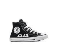 Converse Chuck Taylor All Star Eyes Easy-On High-Top Shoe Canvas For Kids In Black, Size 11 Black 11