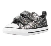 Converse Chuck Taylor All Star Glitter Easy-on (Infant/Toddler) Baby & Toddler Shoes, Multicolor Dark Matter White Black, 20.0 cm