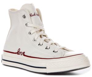Converse Chuck Taylor All Star Hi Slip Womens Canvas Trainers White Fruit UK 3-8