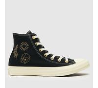 Converse Womens Chuck Taylor All Star Golden Elements Trainers Black/Light Gold/Egret 36.5