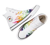 Converse Chuck Taylor All Star High Top Trainers Unisex UK 10.5 Pride Rainbow