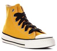 Converse Chuck Taylor All Star Lace Up Womens Trainers In Yellow UK 4 - 8