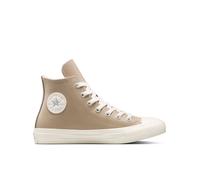Converse Chuck Taylor All Star Leather + Fuzzy-Lining High-Top Shoe For Kids In Brown, Size 7