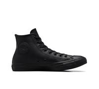 Converse Chuck Taylor All Star Leather High-Top Shoe In Black, Size 10 Black 10