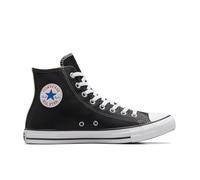 Converse Chuck Taylor All Star Leather High-Top Shoe In Black, Size 6 Black 6