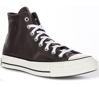 Converse Chuck Taylor All Star Leather High Womens Trainers In Black UK 3 - 12