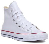 Converse Shoes (High-top Trainers) ALL STAR LEATHER HI in White 8.5