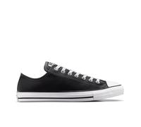 Converse Chuck Taylor All Star Leather Low-Top Shoe In Black, Size 3.5